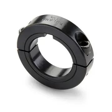 Ruland Collar, One Piece, Clamp Screw, Bore 40mm, OD 60mm, W 15mm, 1215 Lead-Free Carbon Steel - MSPK-40-F product image