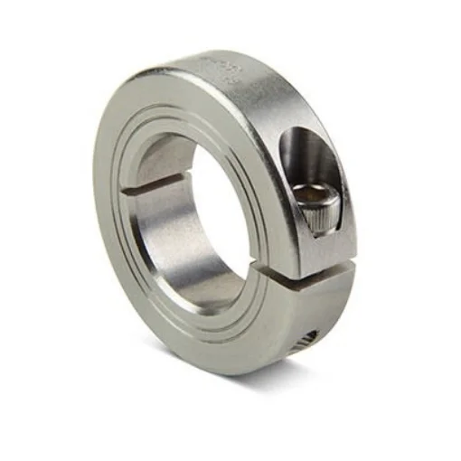 Ruland Collar, One Piece, Clamp Screw, Bore 21mm, OD 42mm, W 15mm, Stainless Steel - MCL-21-SS product image