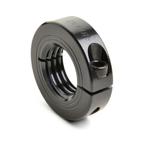 Ruland Collar, One Piece, Clamp Screw, Bore 30mm, OD 54mm, W 15mm, 1215 Lead-Free Carbon Steel - MTCL-30-3.5-F-LH product image