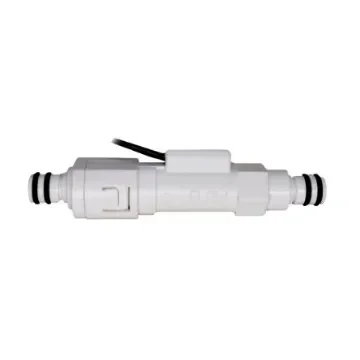 Gems Sensors FS-380P Series Plastic Inline Flow Flow Sensor for Liquid, 1.5 GPM Max - 197084 product image