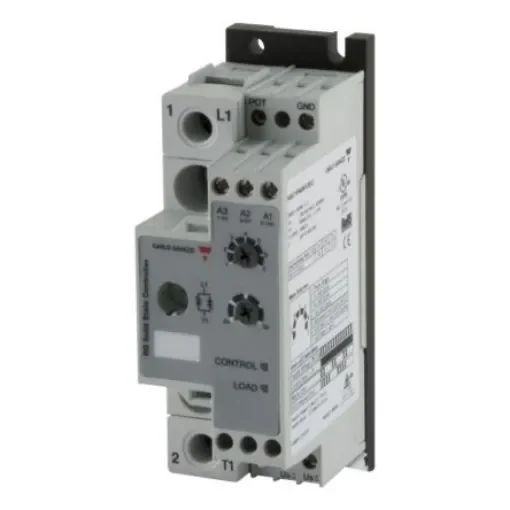 Carlo Gavazzi RGC1P Series Solid State Relay, 37 A Load, DIN Rail or Panel, 265 V ac Load, 10 Vdc Control - RGC1P23V12ED product image