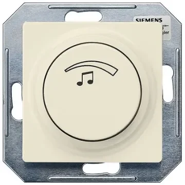 Siemens White, 1 Way, 1 Gang, 5TG48 - 5TG4823 product image