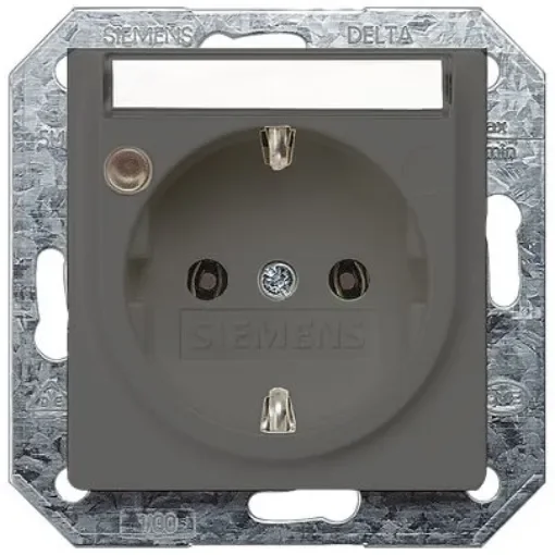 Siemens 5UB19 Electrical Socket, 16A, Schuko - 5UB1925 product image