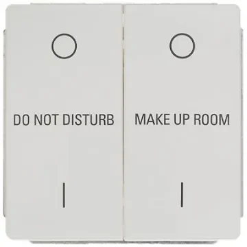 Siemens White Rocker Switch, 2 Way, 2 Gang, 5TD28 - 5TD2863 product image