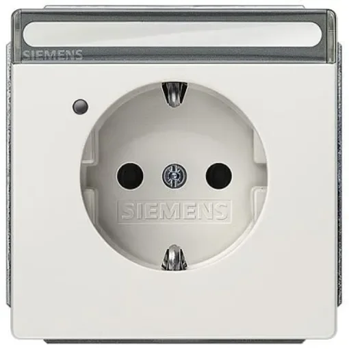 Siemens 5UB1854 Off White Electrical Socket, 16A, Schuko - 5UB1854-1 product image