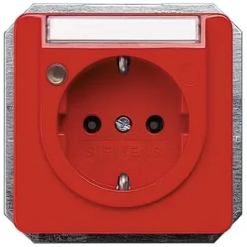Siemens 5UB14 Orange Electrical Socket, 16A, Schuko - 5UB1475 product image