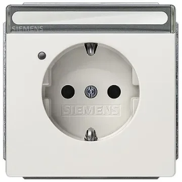 Siemens 5UB18 White Electrical Socket, 16A, Schuko - 5UB1854 product image