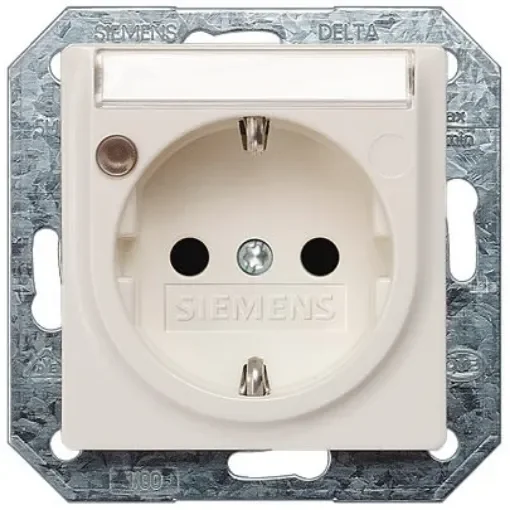 Siemens 5UB15 White Electrical Socket, 16A, Schuko - 5UB1553 product image