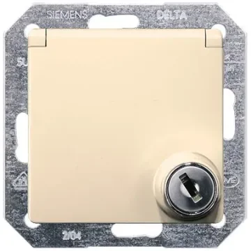 Siemens 5UB19 White Electrical Socket, 16A, Schuko - 5UB1906 product image