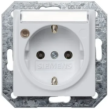 Siemens 5UB19 Electrical Socket, 16A, Schuko - 5UB1935 product image