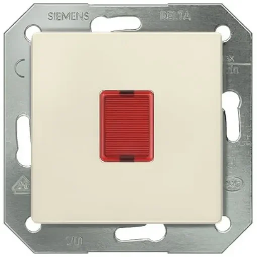Siemens Red, 1 Way, 1 Gang, 5TD28 - 5TD2814 product image