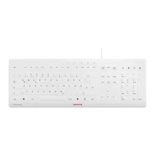 Cherry JK-8502 Wired Wired Keyboard, QWERTZ (German), White - JK-8502DE-0 product image