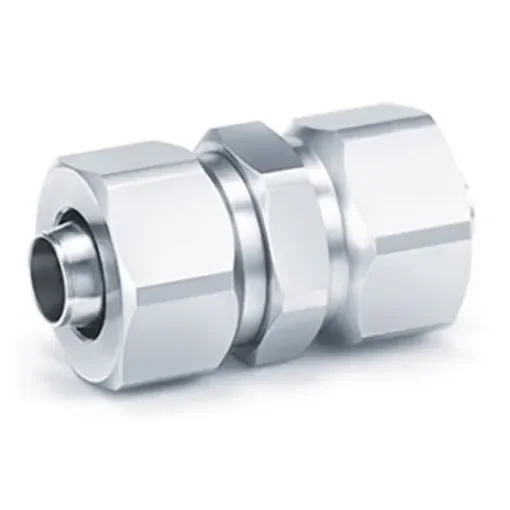 SMC KFG2H Series Straight Fitting, NPT 1/2 to NPT 1/2, Threaded Connection Style, KFG2H1395-00 product image