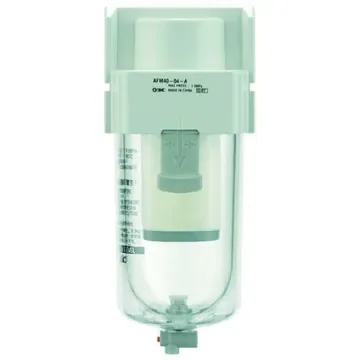 SMC 200 L/min G 1/4 Mist Separator, 0.3µm filtration, 0.5bar to 10 bar - AFM20-F02-C-A product image