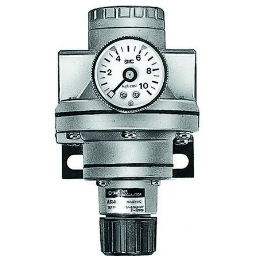 SMC G 1/4 Pneumatic Regulator - 0.05MPa to 0.83MPa, AR425-F02 product image
