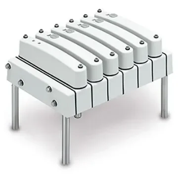 SMC 2 Position Double Pneumatic Solenoid Valve - Solenoid/Solenoid JSY5203 Series 24V dc - JSY5203-5U-H product image