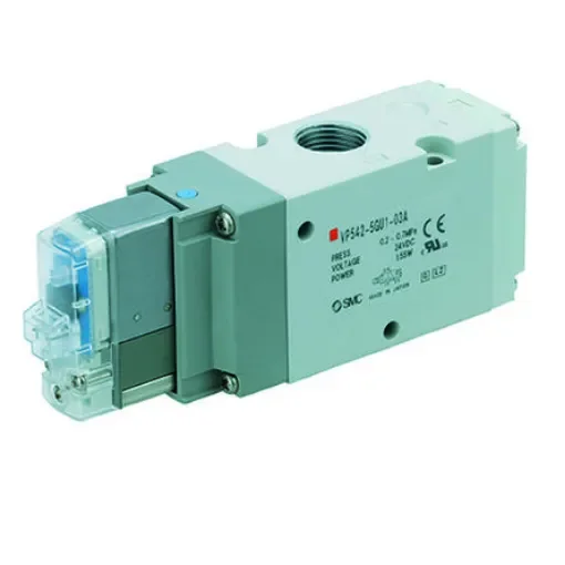 SMC 2 Position Double Pneumatic Solenoid Valve - Solenoid/Solenoid Rc 1 SY3220 Series 24V dc - SY3220-5LOZ-C6-Q product image