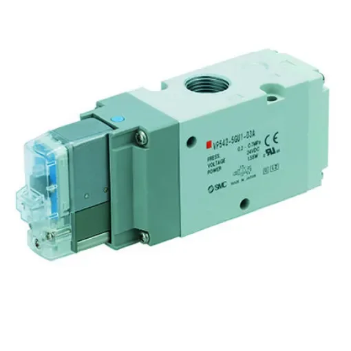 SMC 2 Position Single Pneumatic Solenoid Valve - Solenoid Rc 1/4 SY7000 Series 110V ac - SY7120-3DZ-02-F2-Q product image