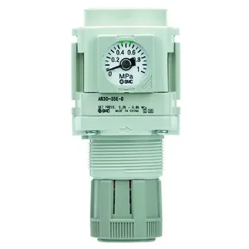 SMC G 1/4 Pneumatic Regulator - 0.02MPa to 0.2MPa, AR20-F02-1N-D product image