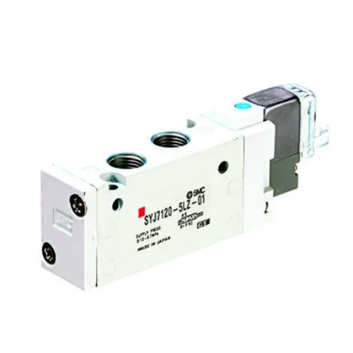 SMC 2 Position Single Pneumatic Solenoid Valve - Solenoid/Solenoid Rc 1/8 SYJ7123 Series 24V dc - SYJ7123-5LOU-01-Q product image