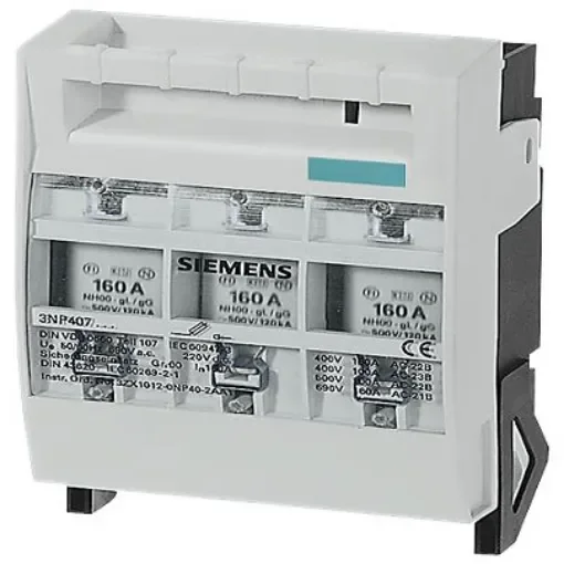 Siemens Fuse Switch Disconnector, 3 Pole, 630A Max Current, 255A Fuse Current - 8HP4314 product image