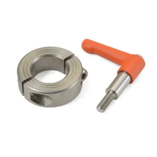 Ruland Shaft Collar, Two Piece, Clamp, Bore 17mm, OD 36mm, W 13mm, 303 Stainless Steel - LVO-MSP-17-SS product image
