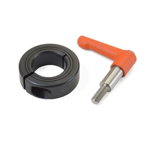 Ruland Shaft Collar, One Piece, Clamp, Bore 19mm, OD 40mm, W 15mm, Aluminium - LVO-MCL-19-AN product image