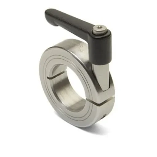 Ruland Shaft Collar, One Piece, Clamp, Bore 23mm, OD 45mm, W 15mm, 303 Stainless Steel - LV-MCL-23-SS product image