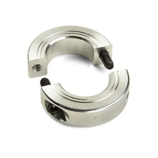 Ruland Shaft Collar, Two Piece, Clamp, Bore 22mm, OD 42mm, W 15mm, Aluminium - MSPB-22-A product image