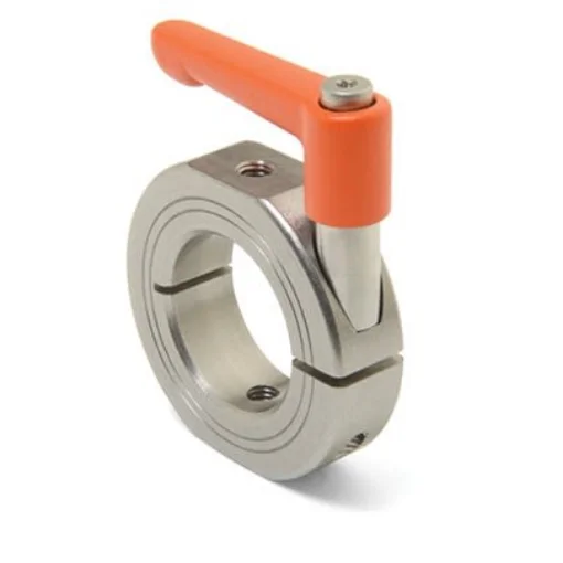 Ruland Shaft Collar, One Piece, Clamp, Bore 20mm, OD 40mm, W 15mm, 303 Stainless Steel - LVO-OF-MCL-20-SS product image