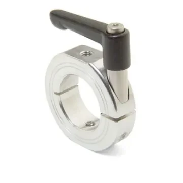 Ruland Shaft Collar, One Piece, Clamp, Bore 25mm, OD 45mm, W 15mm, Aluminium - LV-OF-MCL-25-A product image