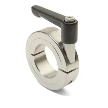 Ruland Shaft Collar, One Piece, Clamp, Bore 12mm, OD 28mm, W 11mm, Stainless Steel 316 - LV-MCL-12-ST product image