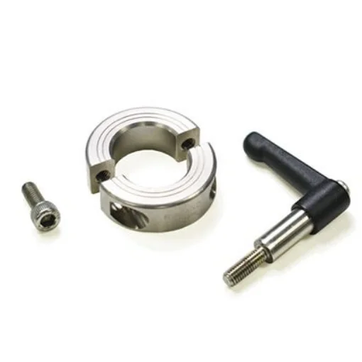 Ruland Shaft Collar, Two Piece, Clamp, Bore 20mm, OD 40mm, W 15mm, Stainless Steel 316 - LV-MSP-20-ST product image