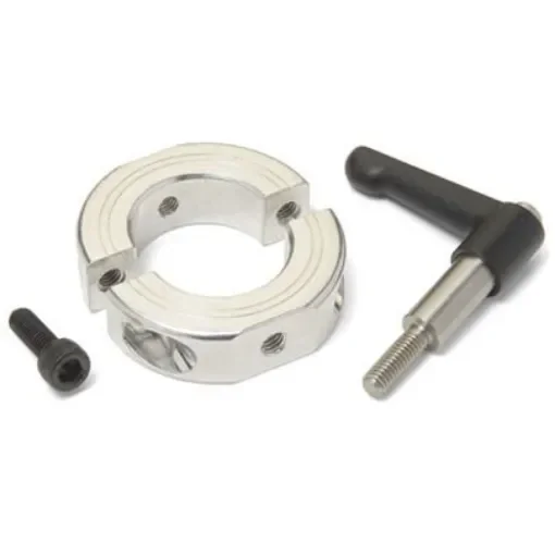 Ruland Shaft Collar, Two Piece, Clamp, Bore 30mm, OD 54mm, W 15mm, Aluminium - LV-OF-MSP-30-A product image