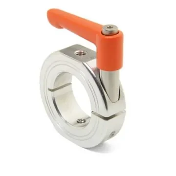 Ruland Shaft Collar, One Piece, Clamp, Bore 12mm, OD 28mm, W 11mm, Aluminium - LVO-OF-MCL-12-A product image