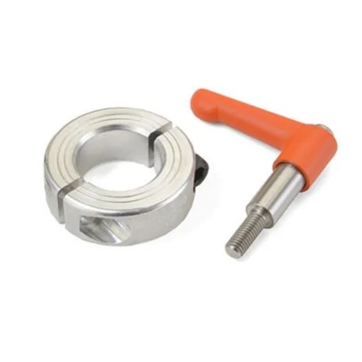 Ruland Shaft Collar, Two Piece, Clamp, Bore 15mm, OD 34mm, W 13mm, Aluminium - LVO-MSP-15-A product image
