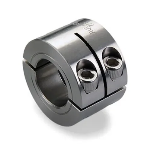 Ruland Shaft Collar, Two Piece, Clamp, Bore 25mm, OD 45mm, W 31.6mm, 303 Stainless Steel - MWSP-25-SS product image