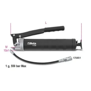 550bar Lever-Operated Grease Gun, 400 cm³ - 1750 500 product image
