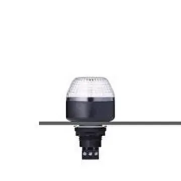 AUER Signal M22 Series Series Clear Steady Beacon, 120 V ac, Panel Mount, LED Bulb, IP65, IP67 - 801626310 product image