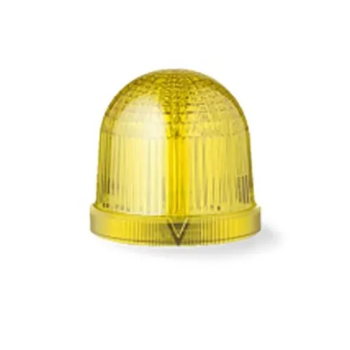 AUER Signal T Series Series Yellow Multi Strobe Beacon, 240 V ac, Tube Mounting, LED Bulb, IP66 - 859517313 product image