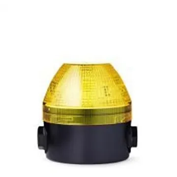 AUER Signal N Series Series Yellow Multi Strobe Beacon, 240 V ac/dc, Magnetic Mounting, Tube Mounting, LED Bulb, IP65, - 442157413 product image