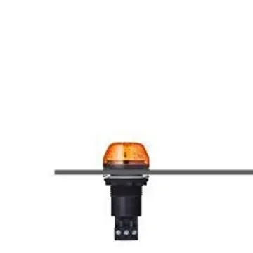 AUER Signal M22 Series Series Orange Strobe Beacon, 24 V, Panel Mounted, LED Bulb, IP65 - 800511405 product image