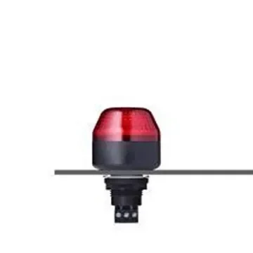 AUER Signal M22 Series Series Red Multi Strobe Beacon, 240 V ac, Panel Mount, LED Bulb, IP65, IP67 - 801522313 product image