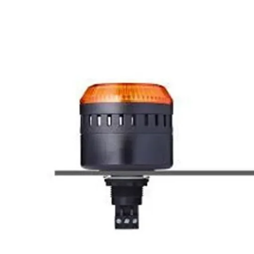 AUER Signal M22 Series Series Orange Buzzer Beacon, 24 V ac/dc, IP65, Panel Mount, 103dB at 1 Metre - 814521405 product image