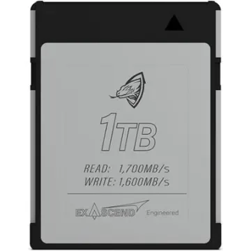 Exascend EXPC3E001TBI CFexpress Type B 1 TB 3D TLC Compact Flash Card product image