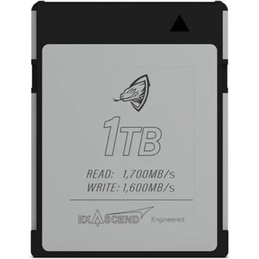 Exascend EXPC3E001TBI CFexpress Type B 1 TB 3D TLC Compact Flash Card product image