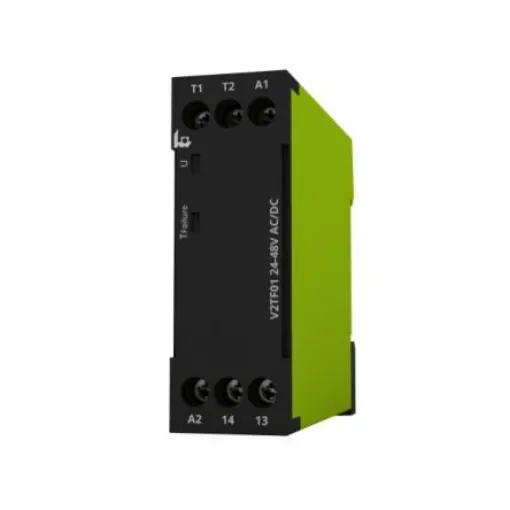 Tele Temperature Monitoring Relay, SPST, DIN Rail - V2TF01 24-48V AC/DC product image