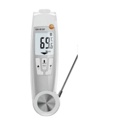 Testo TESTO 104-IR BT Infrared Thermometer, -50°C Min, +50°C Max, ±1 Accuracy, °C Measurements - 0560 1045 60 product image