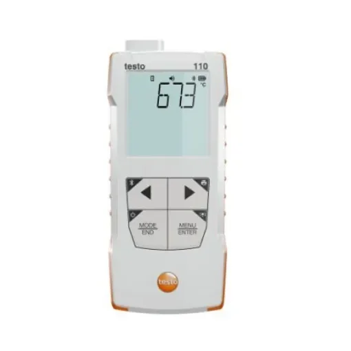 Testo TESTO 110 Digital Digital Thermometer for Temperature measurement Use, General Probe, 1 Input(s), +800°C Max, 0.3 - 0563 0111 product image