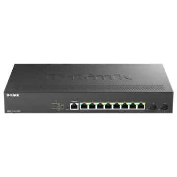 D-Link DMS-1250-10SP/B, Managed 10 Port Network Switch With PoE RJ-45 product image